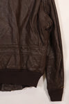 Early 1960s lot size 40 U.S. Marine Corps G-1 UGLY ANGENLS flight jacket, used.