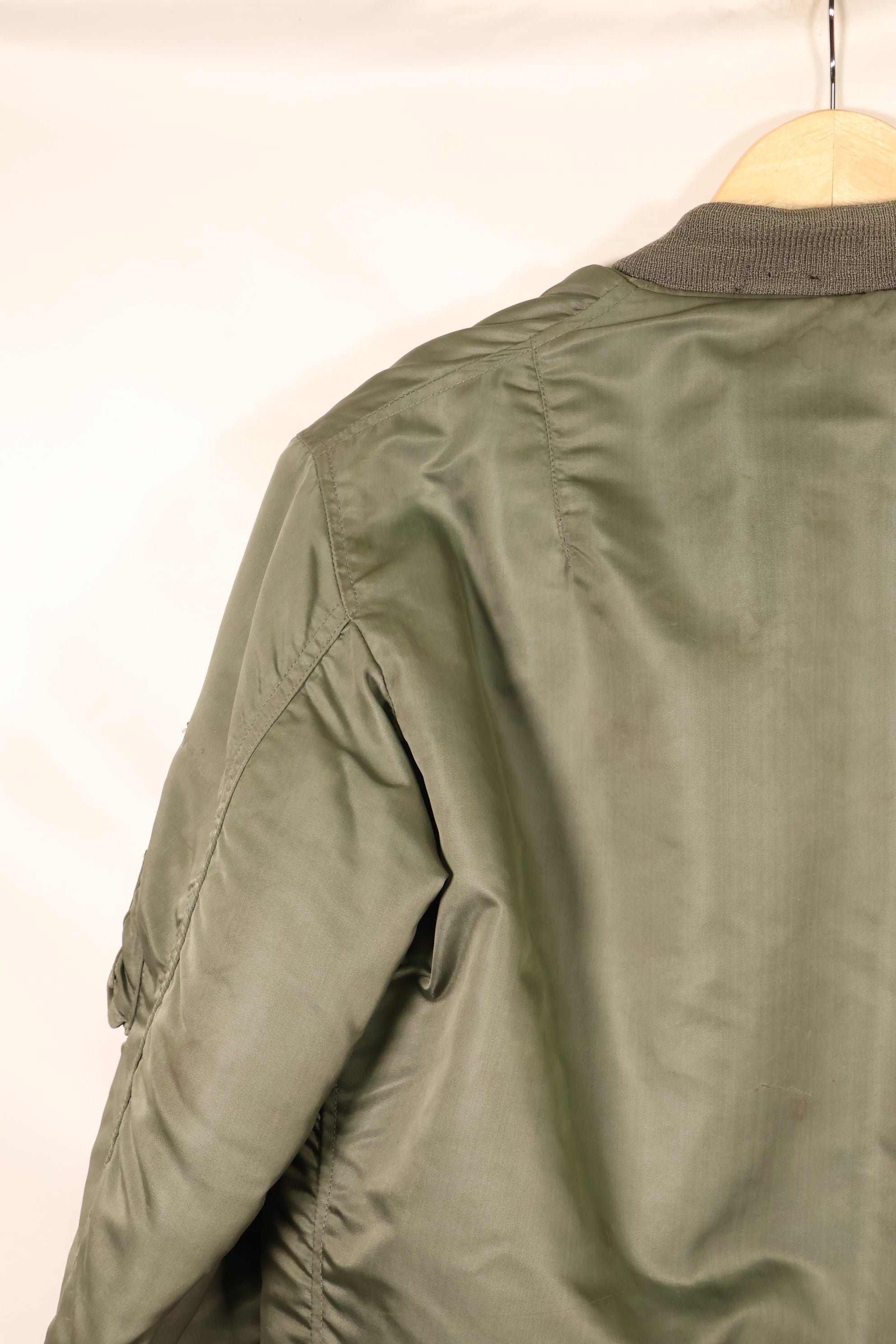 1970 Contract, MEDIUM, U.S. Air Force (USAF), MA-1 Flight Jacket, Good Condition, Used