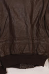 Early 1960s lot size 40 U.S. Marine Corps G-1 UGLY ANGENLS flight jacket, used.
