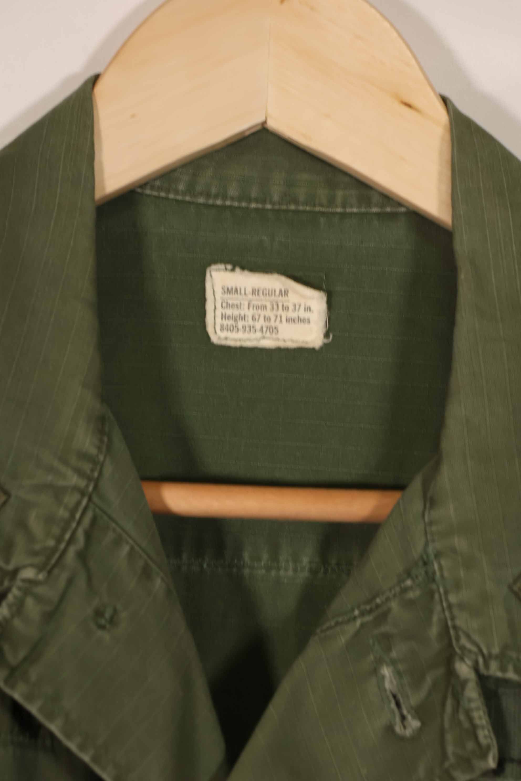 Real 1969 4th Model Jungle Fatigue Jacket 82nd Airborne Division S-R Used