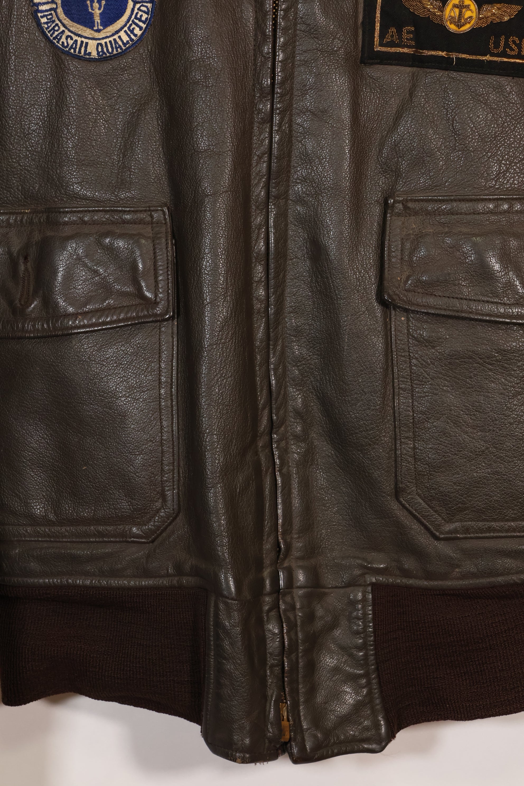1968 contract size 42 US Navy G-1 flight jacket FAIRECONRON ONE used