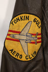 1968 contract size 42 US Navy G-1 flight jacket FAIRECONRON ONE used