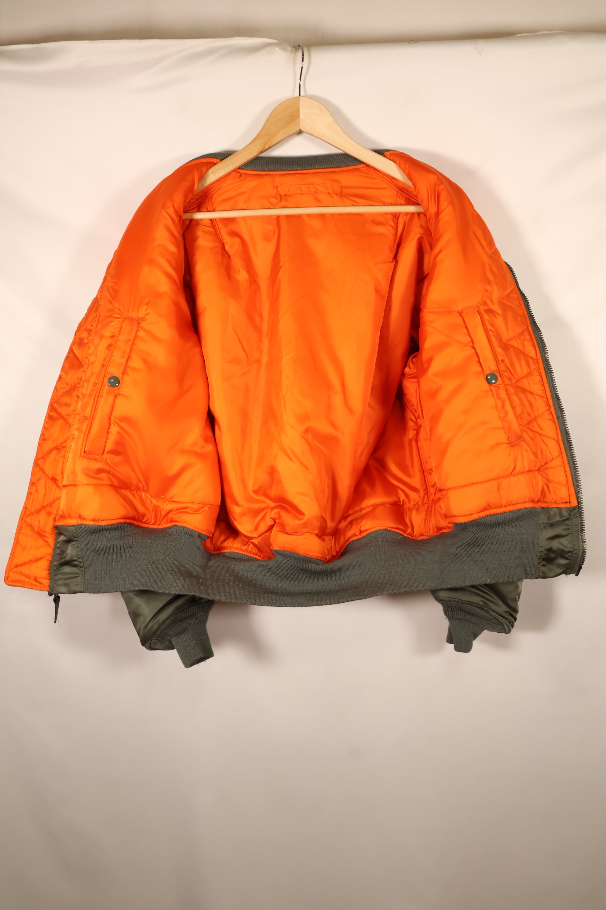1966 Contract, LARGE, U.S. Air Force (USAF), MA-1 Flight Jacket, Virtually Unused, Good Condition