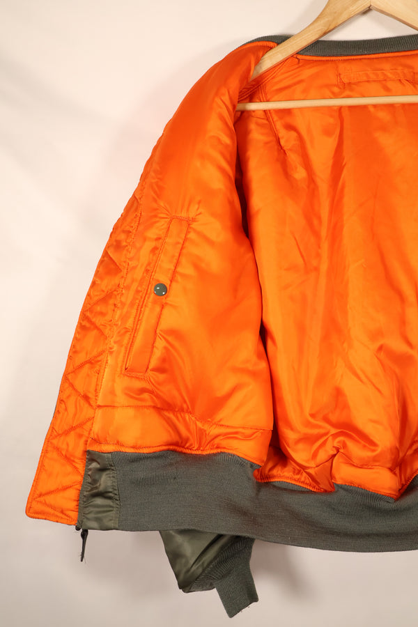 1966 Contract, LARGE, U.S. Air Force (USAF), MA-1 Flight Jacket, Virtually Unused, Good Condition