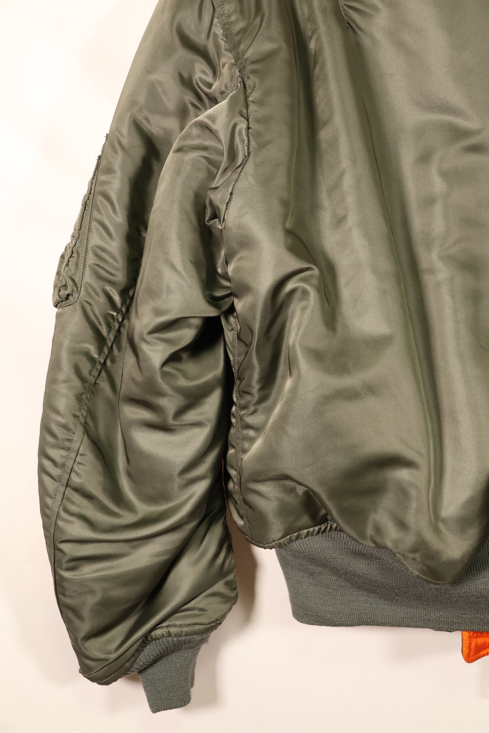 1966 Contract, LARGE, U.S. Air Force (USAF), MA-1 Flight Jacket, Virtually Unused, Good Condition