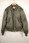 1975 Contract LARGE US Navy CWU-45P Flight Jacket with Intermediates Pockets Used