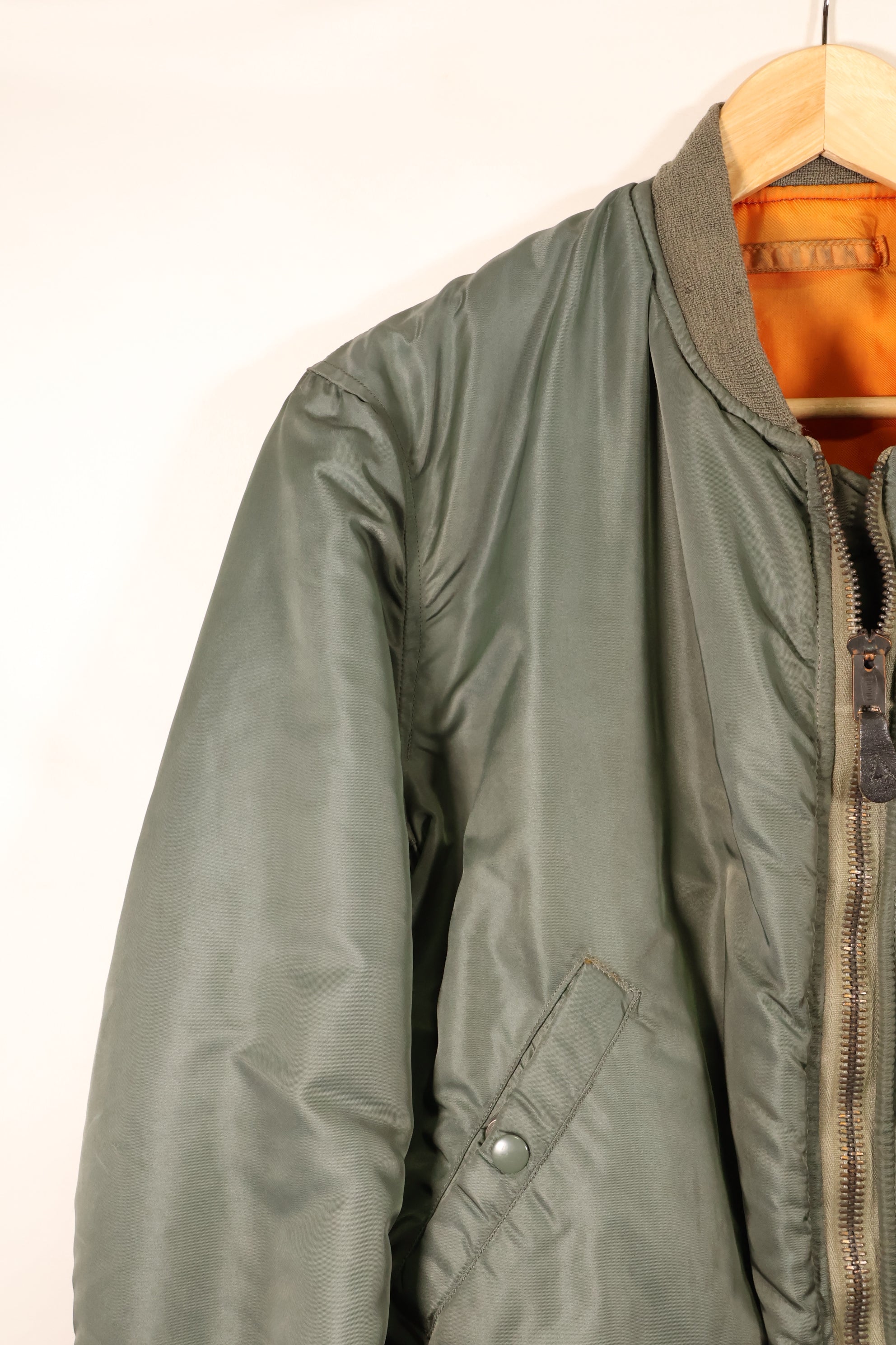1968 Contract, LARGE, U.S. Air Force (USAF), MA-1 Flight Jacket, Mid-Period Model, Used
