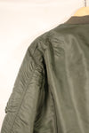 1968 Contract, LARGE, U.S. Air Force (USAF), MA-1 Flight Jacket, Mid-Period Model, Used