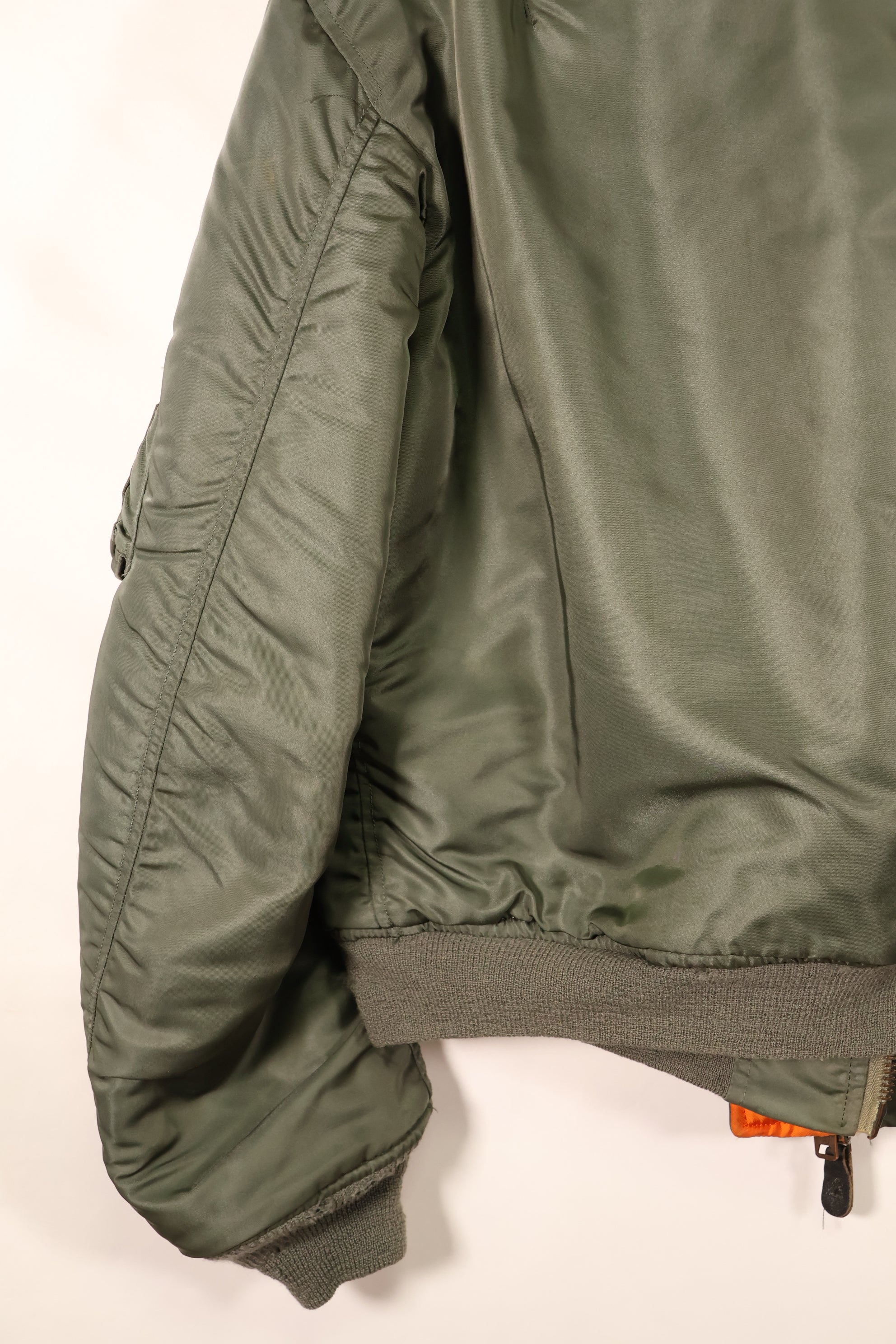 1968 Contract, LARGE, U.S. Air Force (USAF), MA-1 Flight Jacket, Mid-Period Model, Used