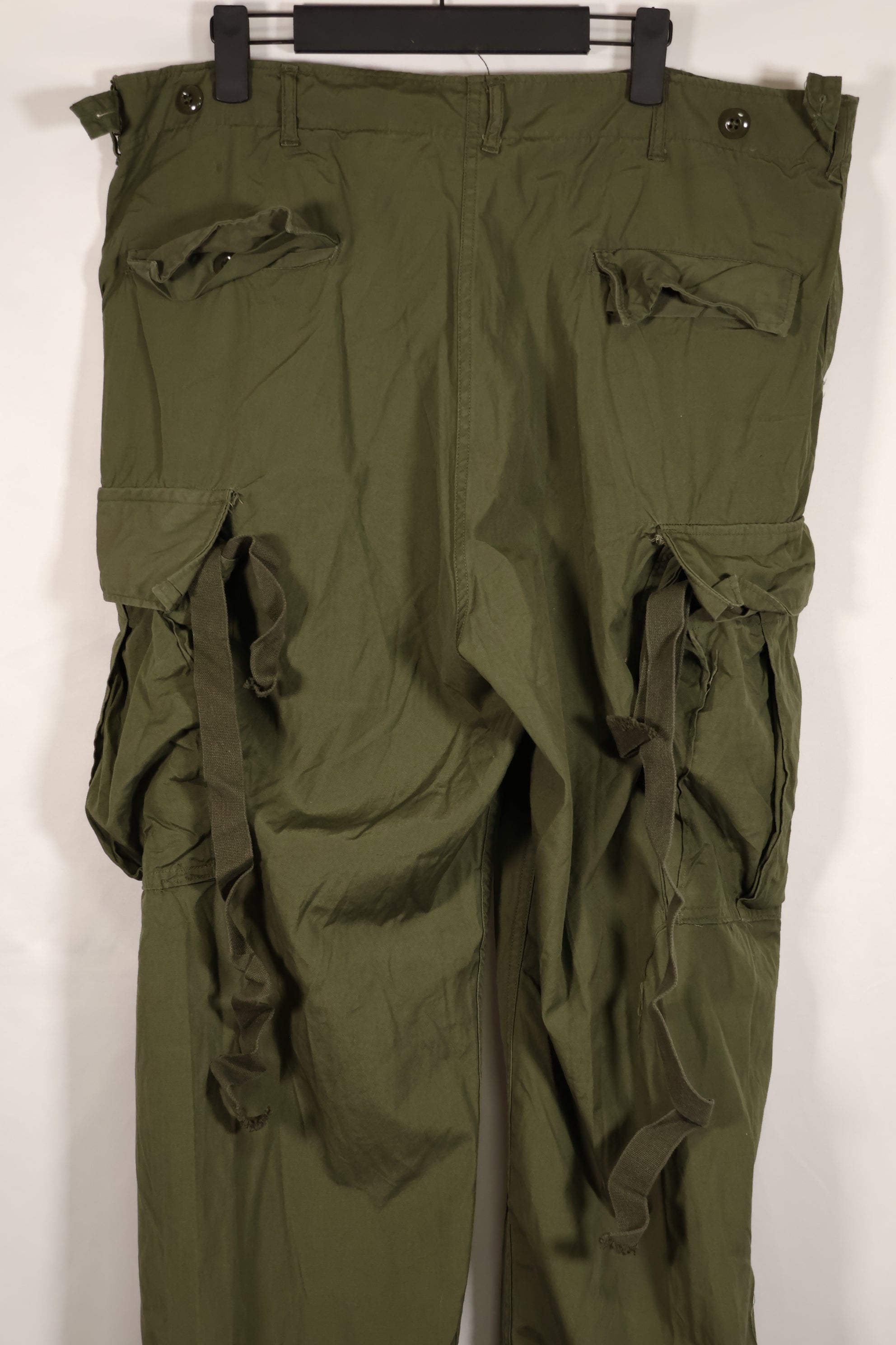 Real 2nd Model Jungle Fatigue Pants Large-Regular, almost unused, with leg ties