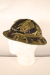 Authentic Fabric: South Vietnamese Marine Corps (VNMC) 3rd Pattern Transition-Period Fabric, Tiger Stripe Boonie Hat Replica