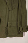 Real 1970 4th Model Jungle Fatigue Jacket M-S with patch marks, used.