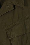 Real 1970 4th Model Jungle Fatigue Jacket M-S with patch marks, used.