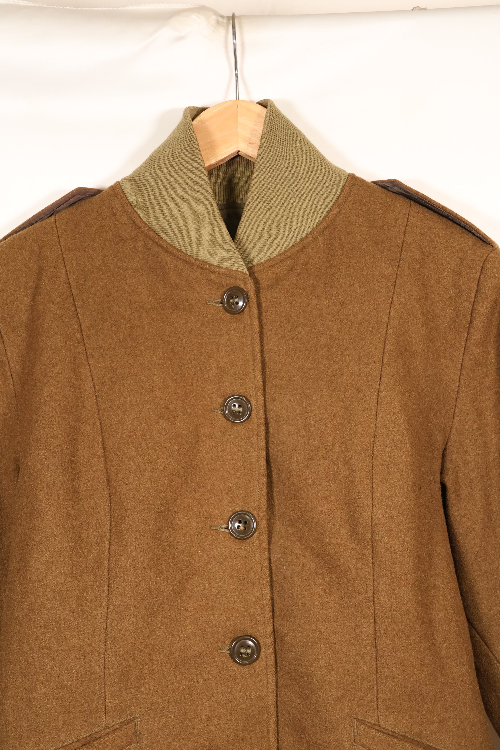 1940 年代二战 WAC 美国陆军女兵野战夹克衬里，二手。