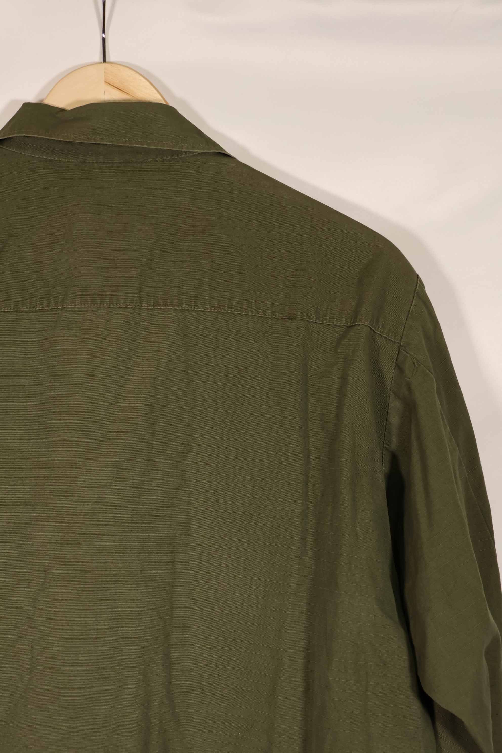 Real 1970 4th Model Jungle Fatigue Jacket M-S with patch marks, used.