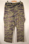 Estimated circa 1966; Privately sourced; Silver Tiger pattern; Tiger stripes; 2nd Model fatigue pants cut; Used