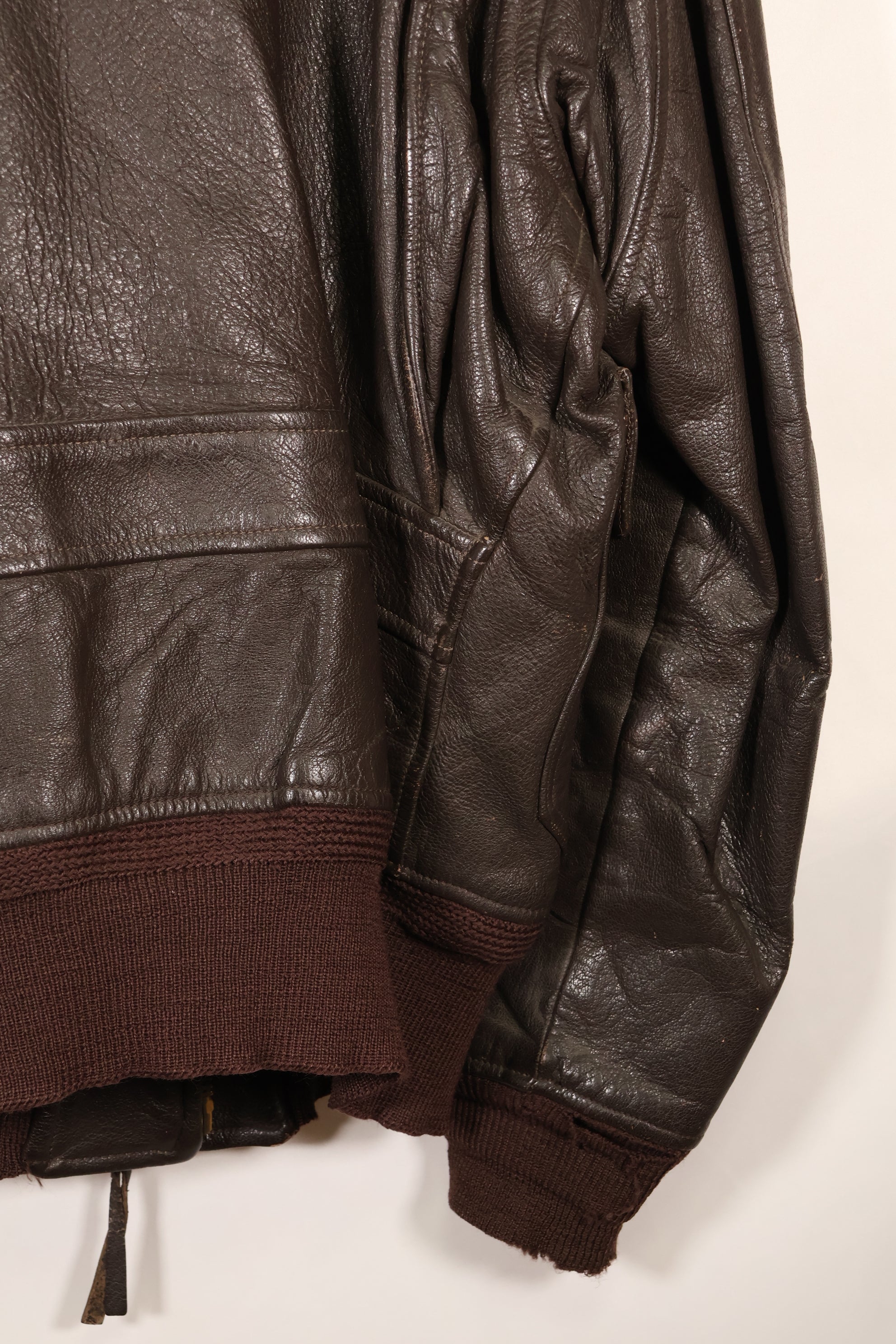 1960年代ロット　サイズ42　アメリカ海軍　G-1　フライトジャケット　Submarine Squadron Sixteen パッチ付き　中古品