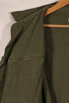 Real 1969 4th Model Jungle Fatigue Jacket, M-R, stained, used.