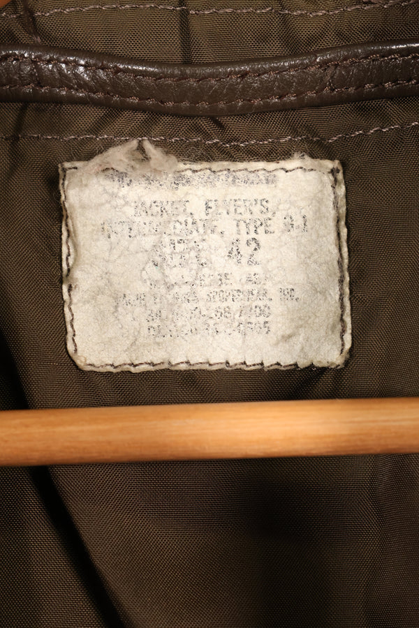 1970年代ロット　サイズ42　アメリカ海軍　G-1　フライトジャケット　中古品