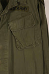 Real 1969 4th Model Jungle Fatigue Jacket with M-R 25th Infantry Division patch, used.