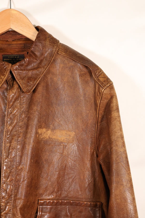 1940 年代 42 码美国空军 A-2 飞行夹克 Rough Wear Clothing Co.