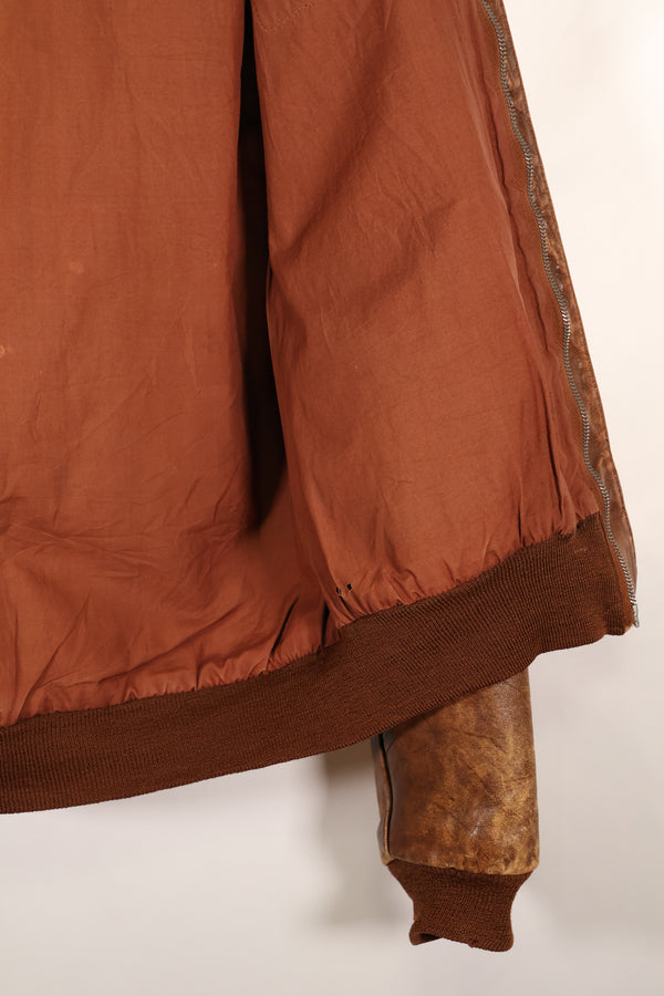 1940 年代 42 码美国空军 A-2 飞行夹克 Rough Wear Clothing Co.