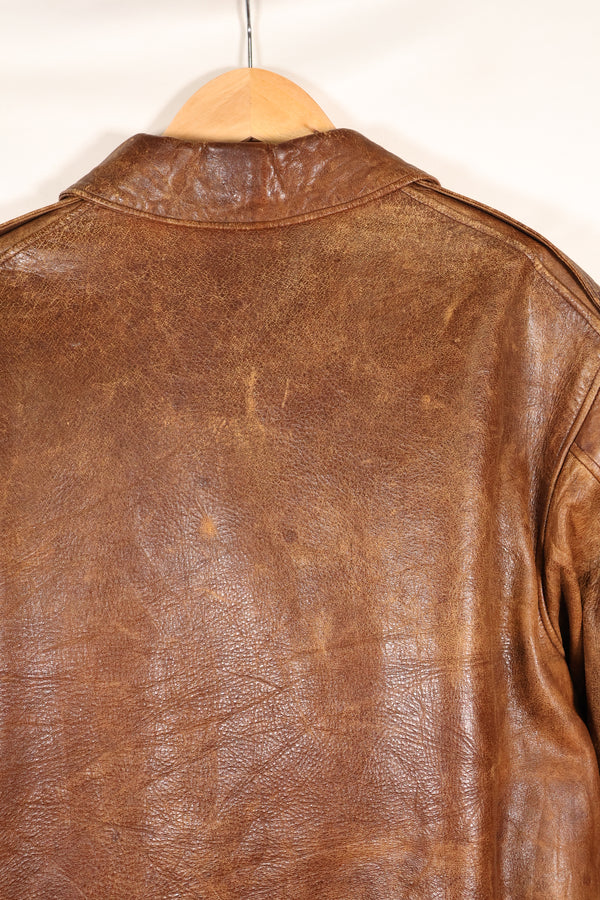 1940 年代 42 码美国空军 A-2 飞行夹克 Rough Wear Clothing Co.