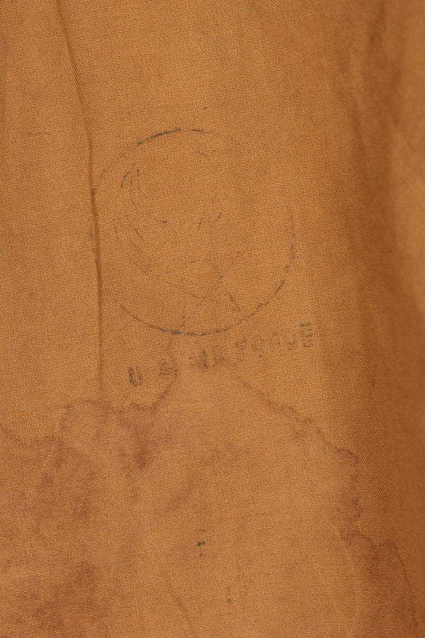 1940s size 42 WWII U.S. Army Air Corps USAAF A-2 flight jacket with name, used.