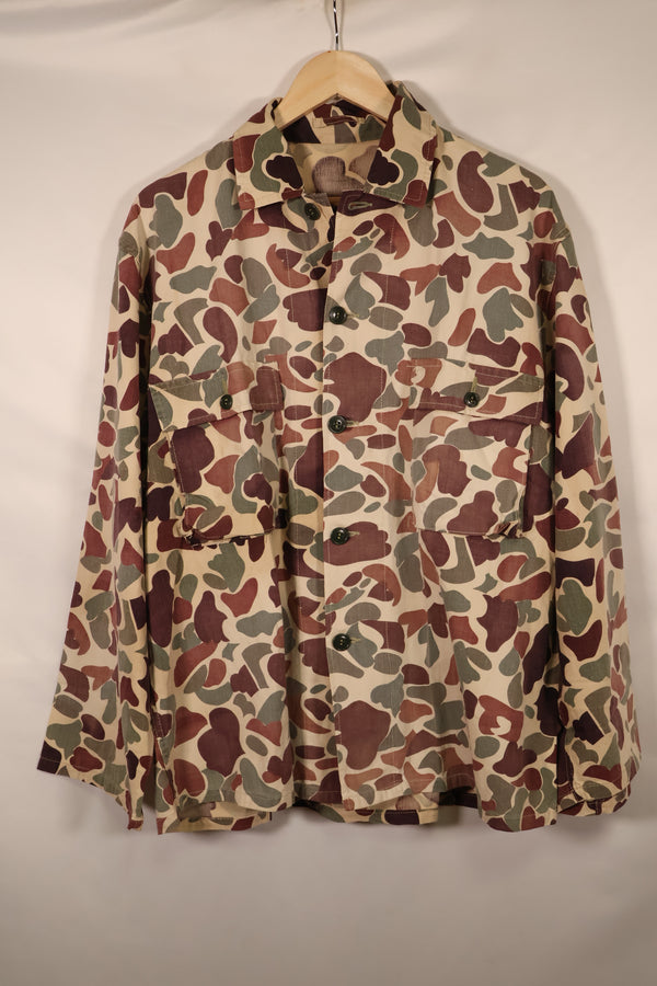 Mid-1960s, Oversized, CIDG, Beogam Camo, Locally Made, Frogskin Camo Shirt, Lightweight Fabric, Used