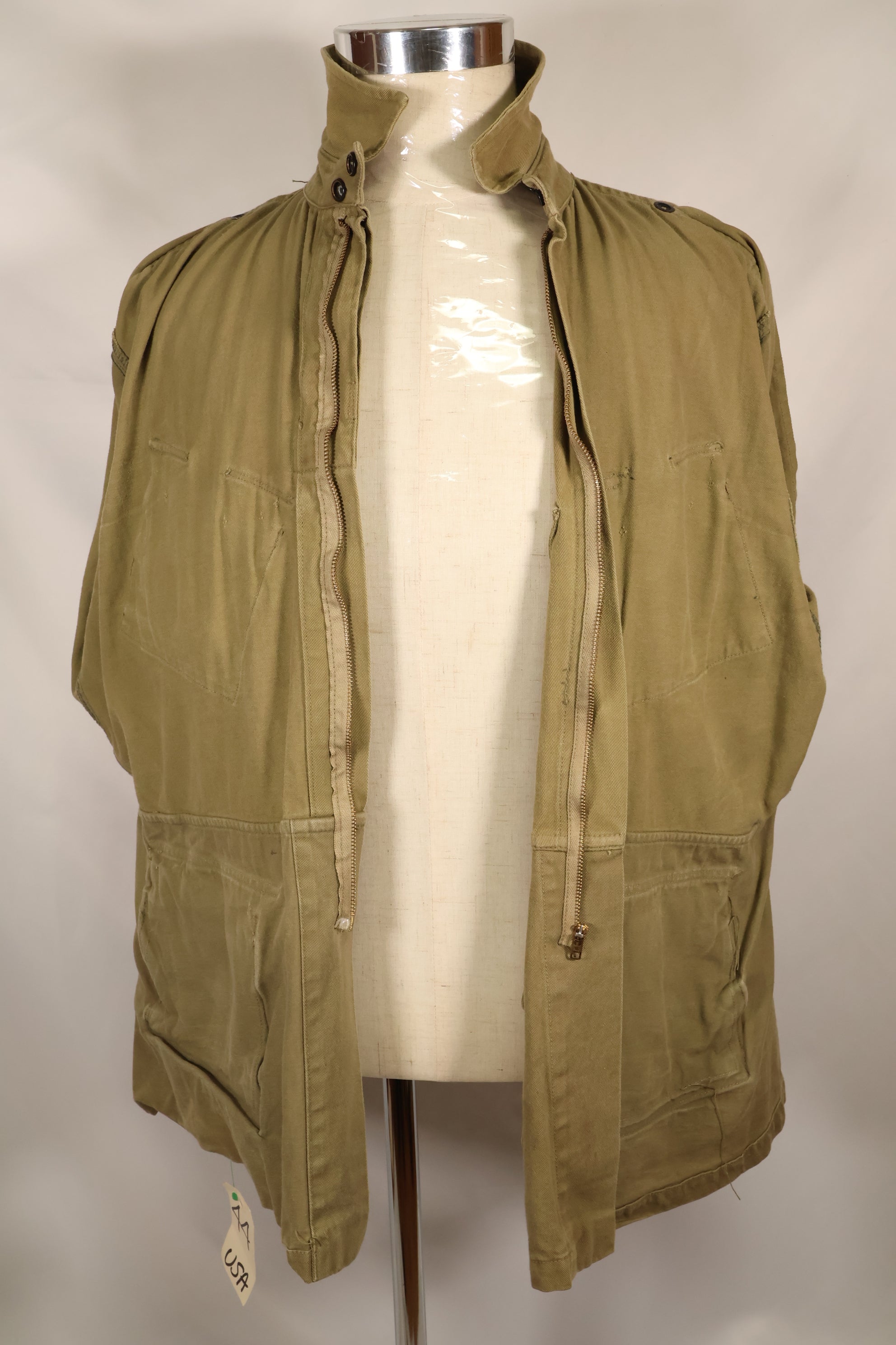 Movie Costume 44R Movie Private Ryan US Army M42 Jump Jacket Used