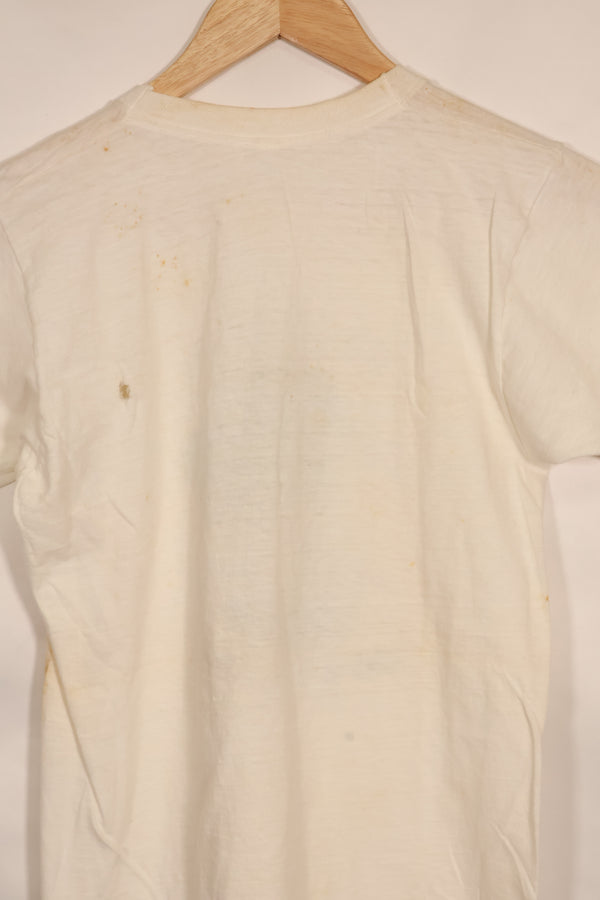 1960s U.S. Army, Vietnam War, 437th Attack Helicopter Company, T-shirt, used.