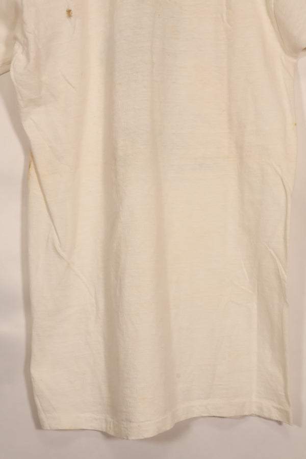 1960s U.S. Army, Vietnam War, 437th Attack Helicopter Company, T-shirt, used.