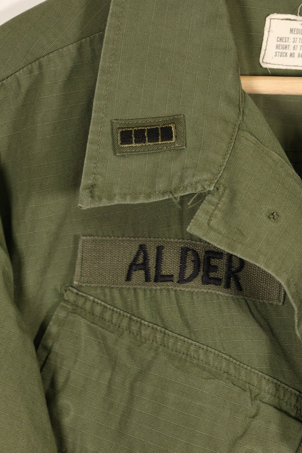 1968 年合同 M-R 1980 年代绿色贝雷帽使用过的第 4 款丛林疲劳夹克，使用过。