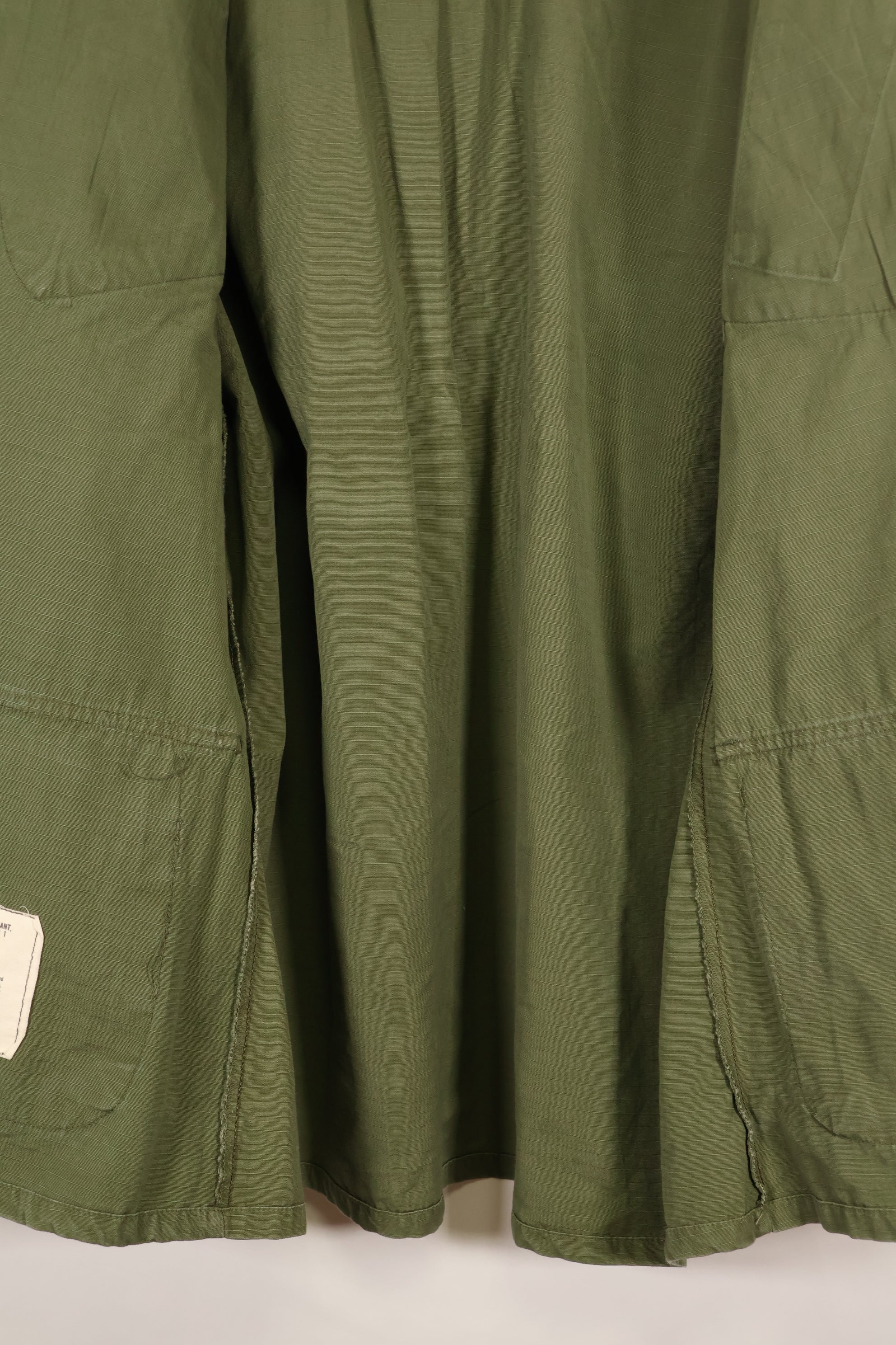 1968 年合同 M-R 1980 年代绿色贝雷帽使用过的第 4 款丛林疲劳夹克，使用过。