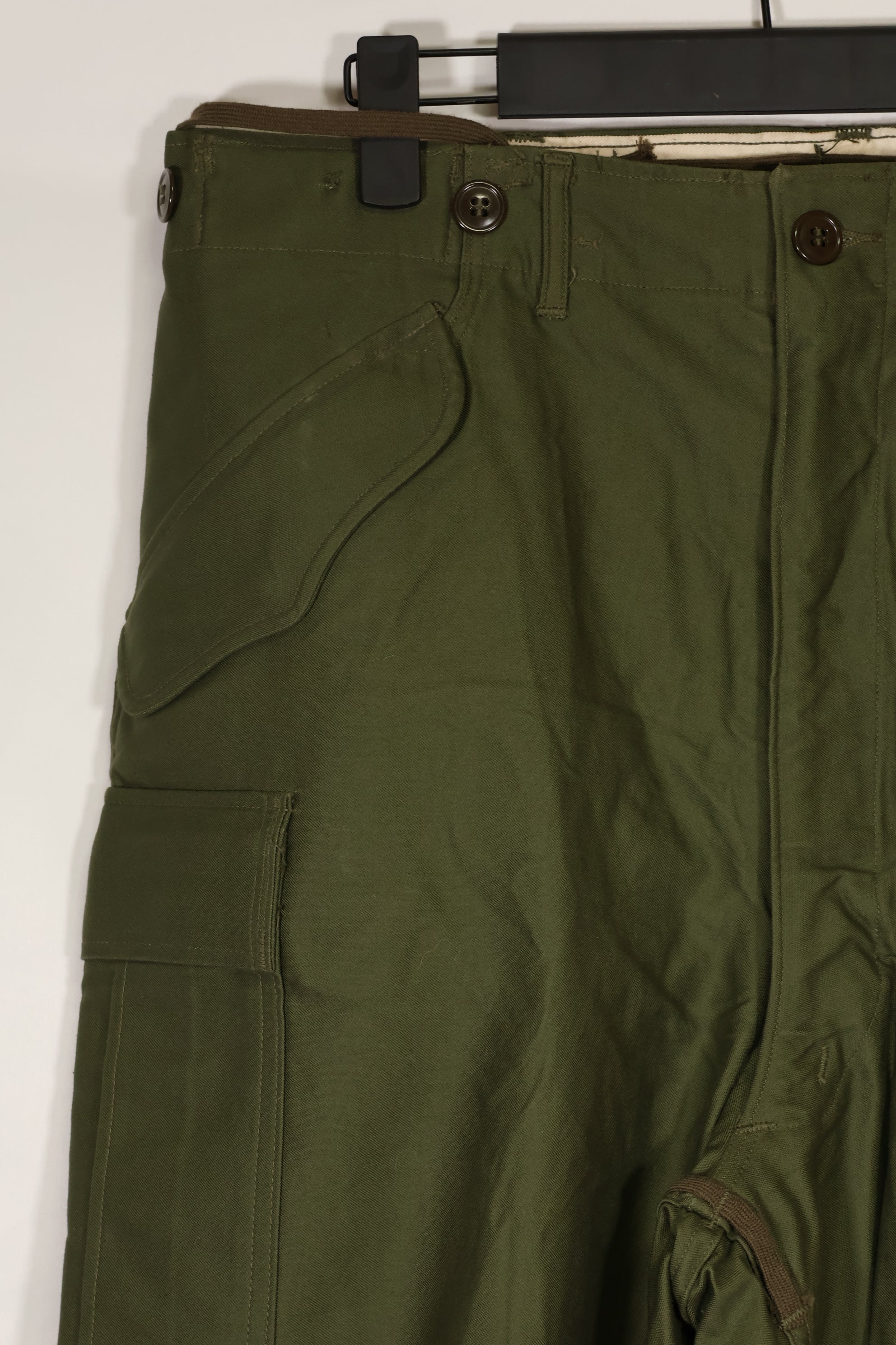 Real 1957 M51 cotton field pants, deadstock, M-R, never used.