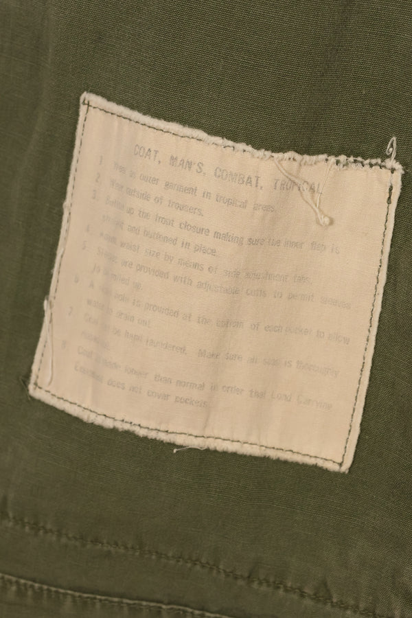 20 世纪 60 年代早期估计 S-S 日本第二型丛林疲劳夹克，FEC 合同工，二手。