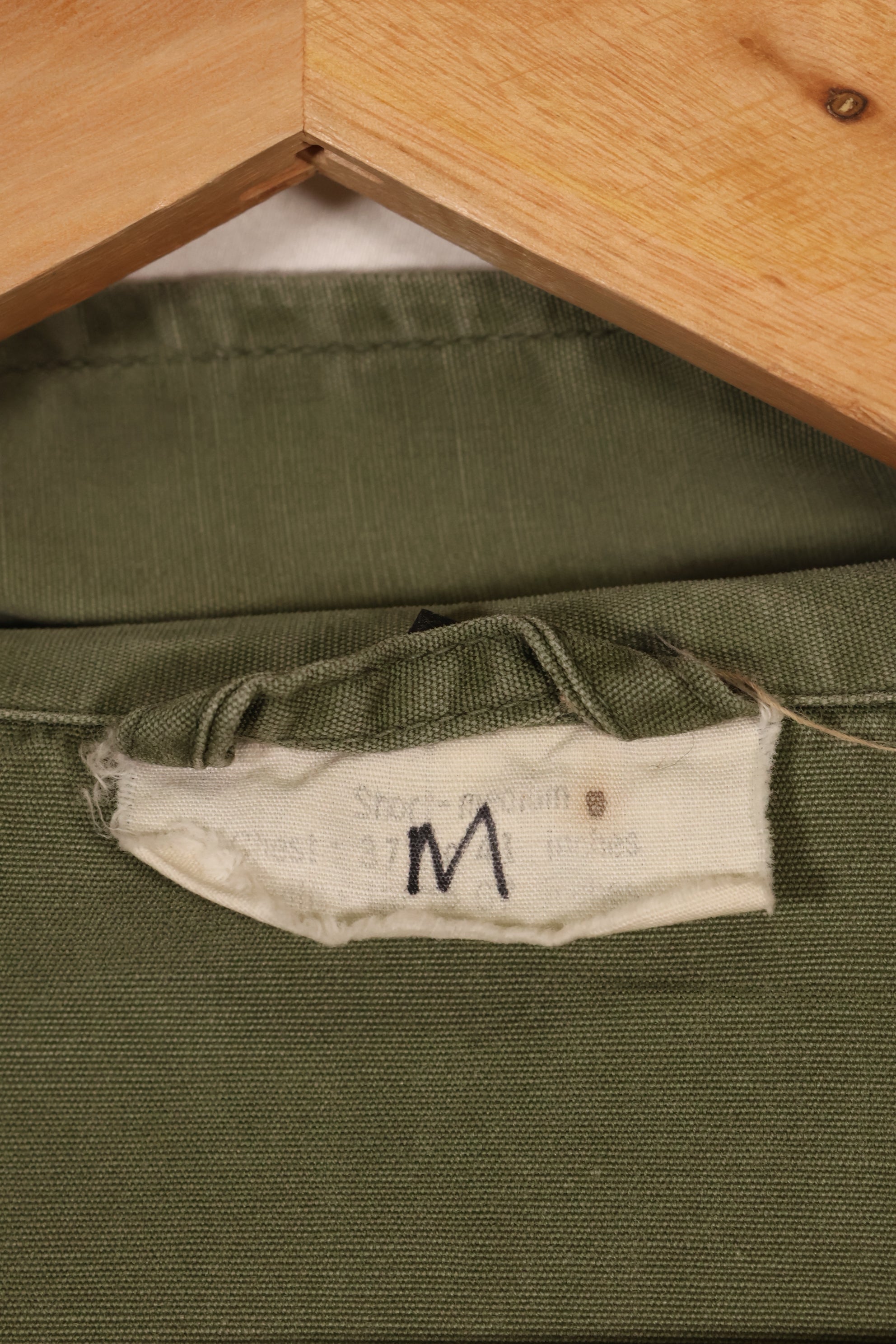 Circa 1965 M-S FEC Contract Made in Japan 2nd Model Jungle Fatigue Jacket Short Sleeve Custom Used