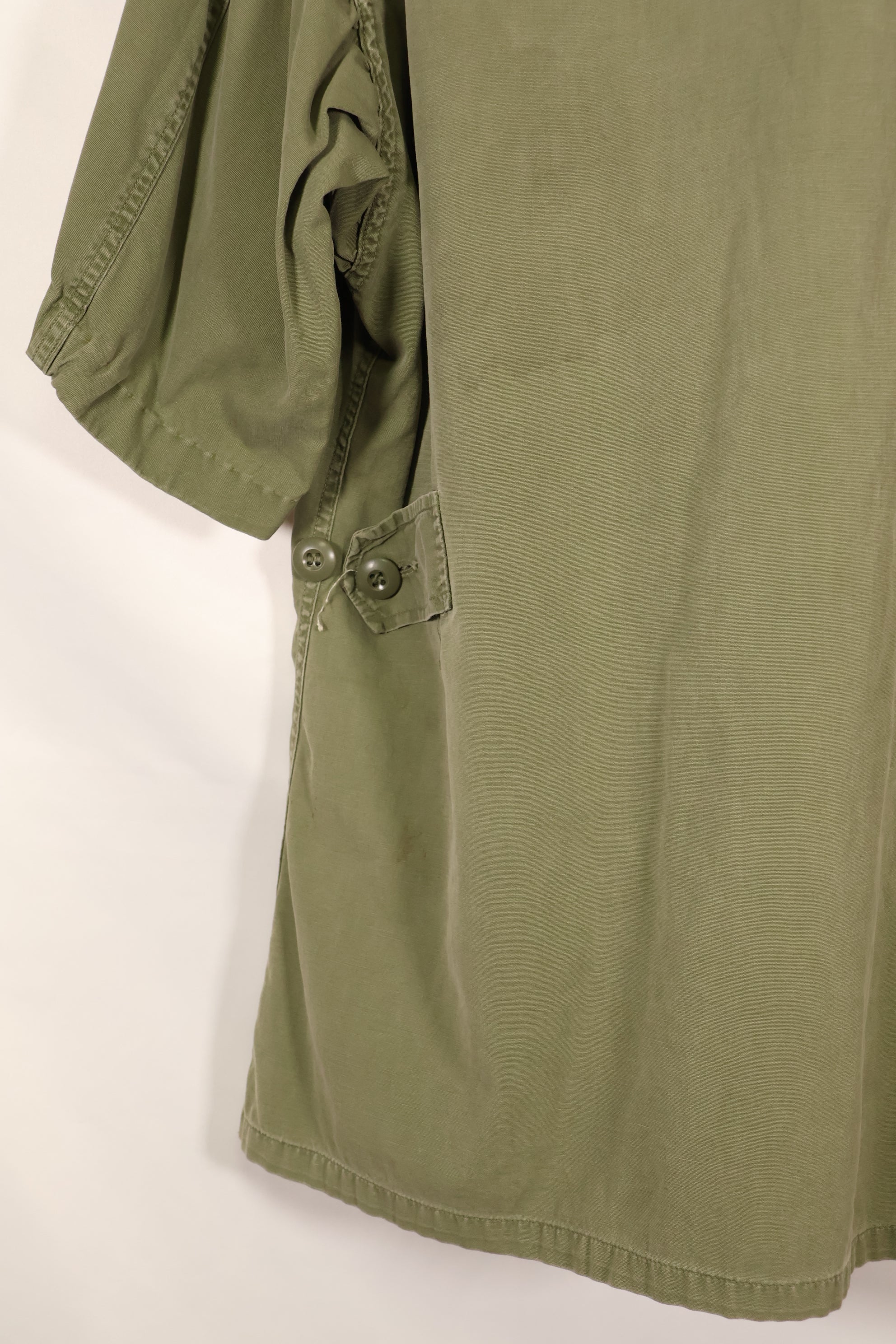 Circa 1965 M-S FEC Contract Made in Japan 2nd Model Jungle Fatigue Jacket Short Sleeve Custom Used