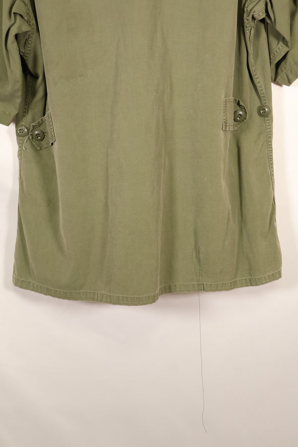 Circa 1965 M-S FEC Contract Made in Japan 2nd Model Jungle Fatigue Jacket Short Sleeve Custom Used