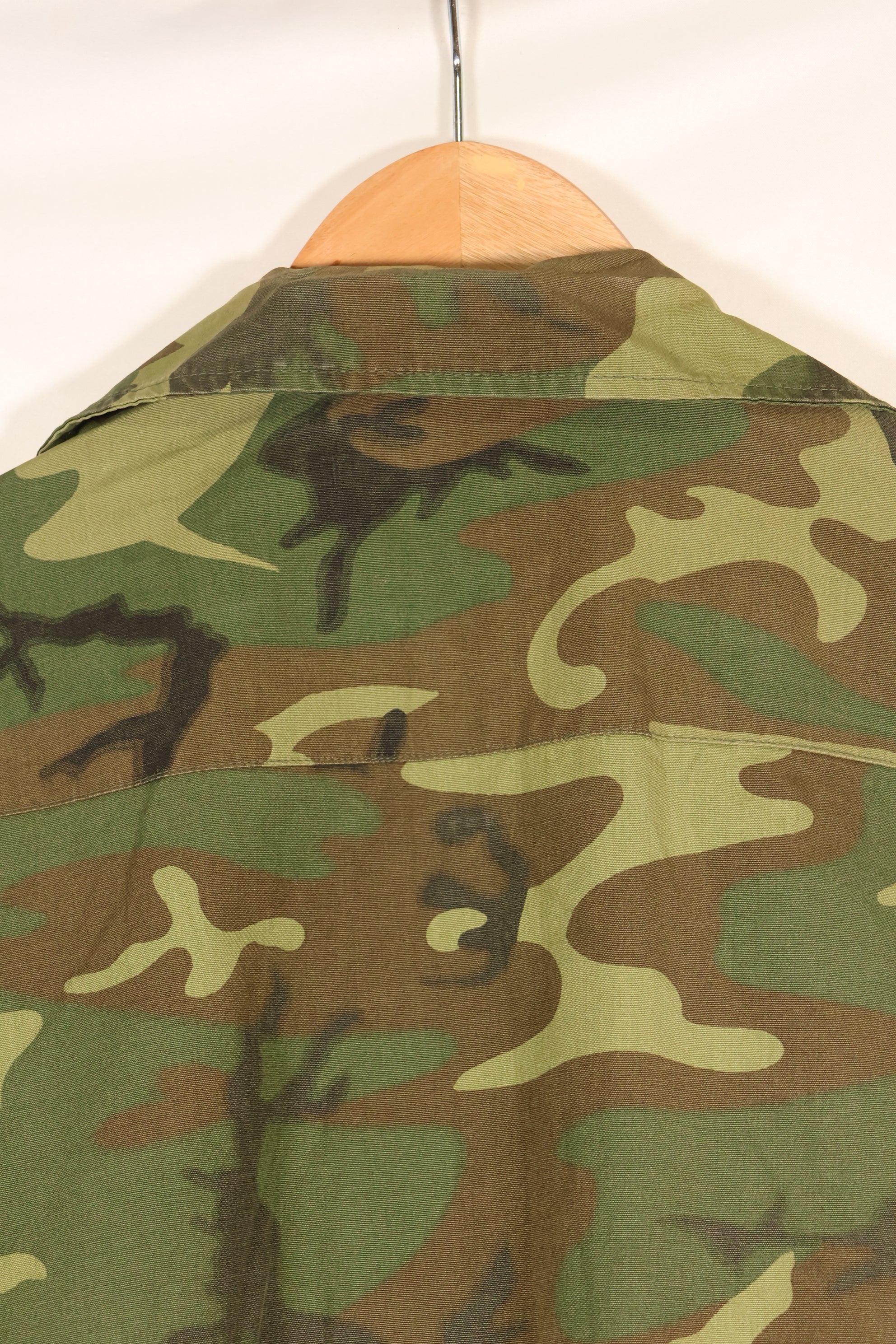 1966-67 Contract M-R ERDL Early Print Jungle Fatigue Jacket Used