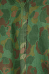 Real 1944 USMC frogskin camouflage rubberized rain poncho, good condition, used.