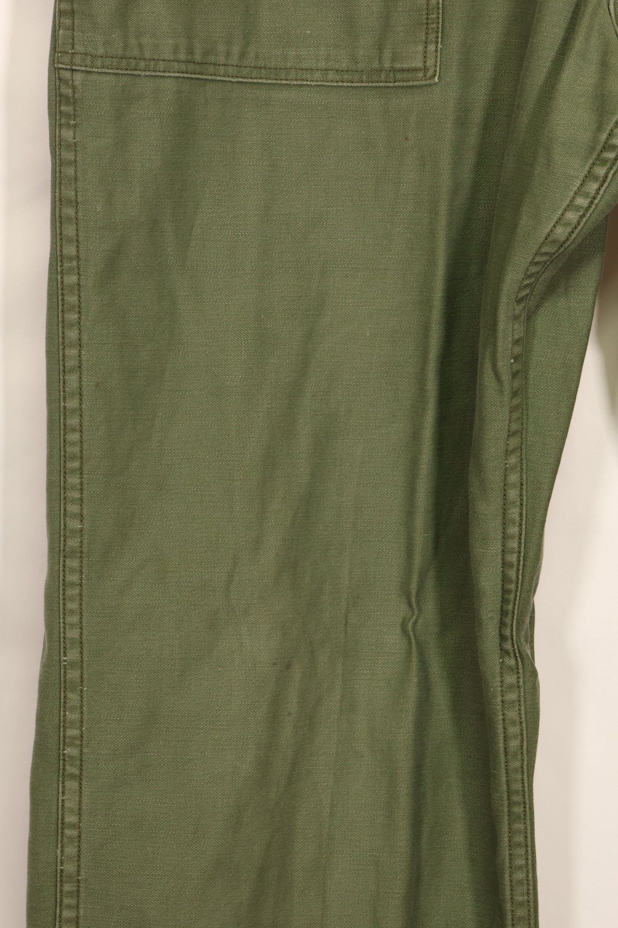 1950s TYPE 1 estimated SMALL US Army OG-107 Utility Pants Baker Pants Used B