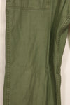 1950s TYPE 1 estimated SMALL US Army OG-107 Utility Pants Baker Pants Used B