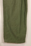 1950s TYPE 1 estimated SMALL US Army OG-107 Utility Pants Baker Pants Used B