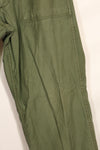 1950s TYPE 1 estimated SMALL US Army OG-107 Utility Pants Baker Pants Used B