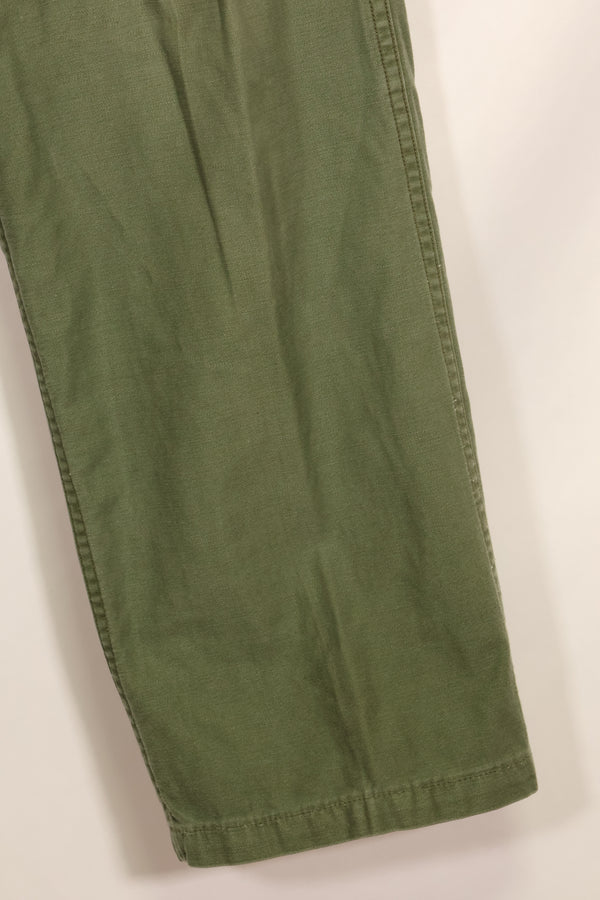 1950s TYPE 1 estimated SMALL US Army OG-107 Utility Pants Baker Pants Used B