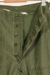 1950s TYPE 1 estimated SMALL US Army OG-107 Utility Pants Baker Pants Used B