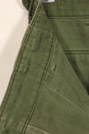 1950s TYPE 1 estimated SMALL US Army OG-107 Utility Pants Baker Pants Used B