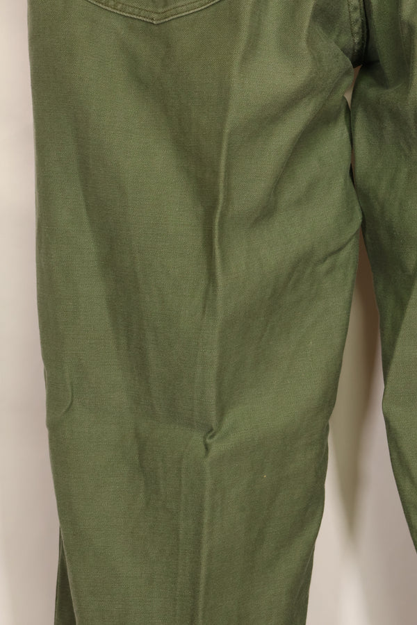 1950s TYPE 1 estimated SMALL US Army OG-107 Utility Pants Baker Pants Used B