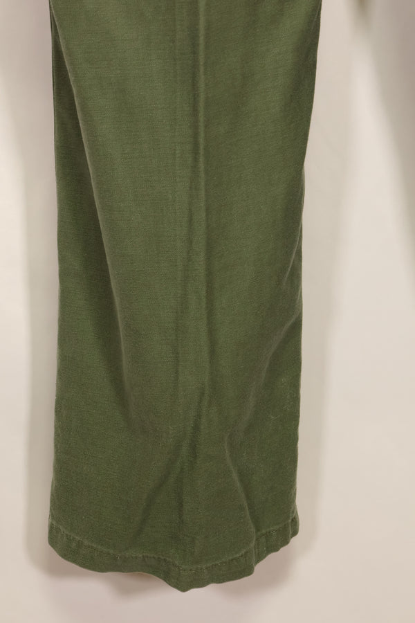 1950s TYPE 1 estimated SMALL US Army OG-107 Utility Pants Baker Pants Used B